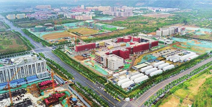 国科大太原能源材料学院一期主体建筑基本成型