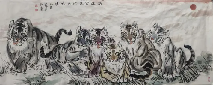 当代大写意水墨虎画家冯加新先生作品赏析 / 著名美术评论家孙宁 