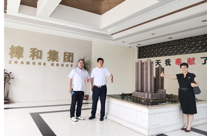 印尼共工新闻社龚全元社长一行前往中国（宁波）樟和钢构集团参观考察