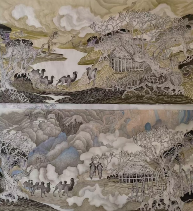 墨韵新途：康建华的艺术探索与成就(图5)